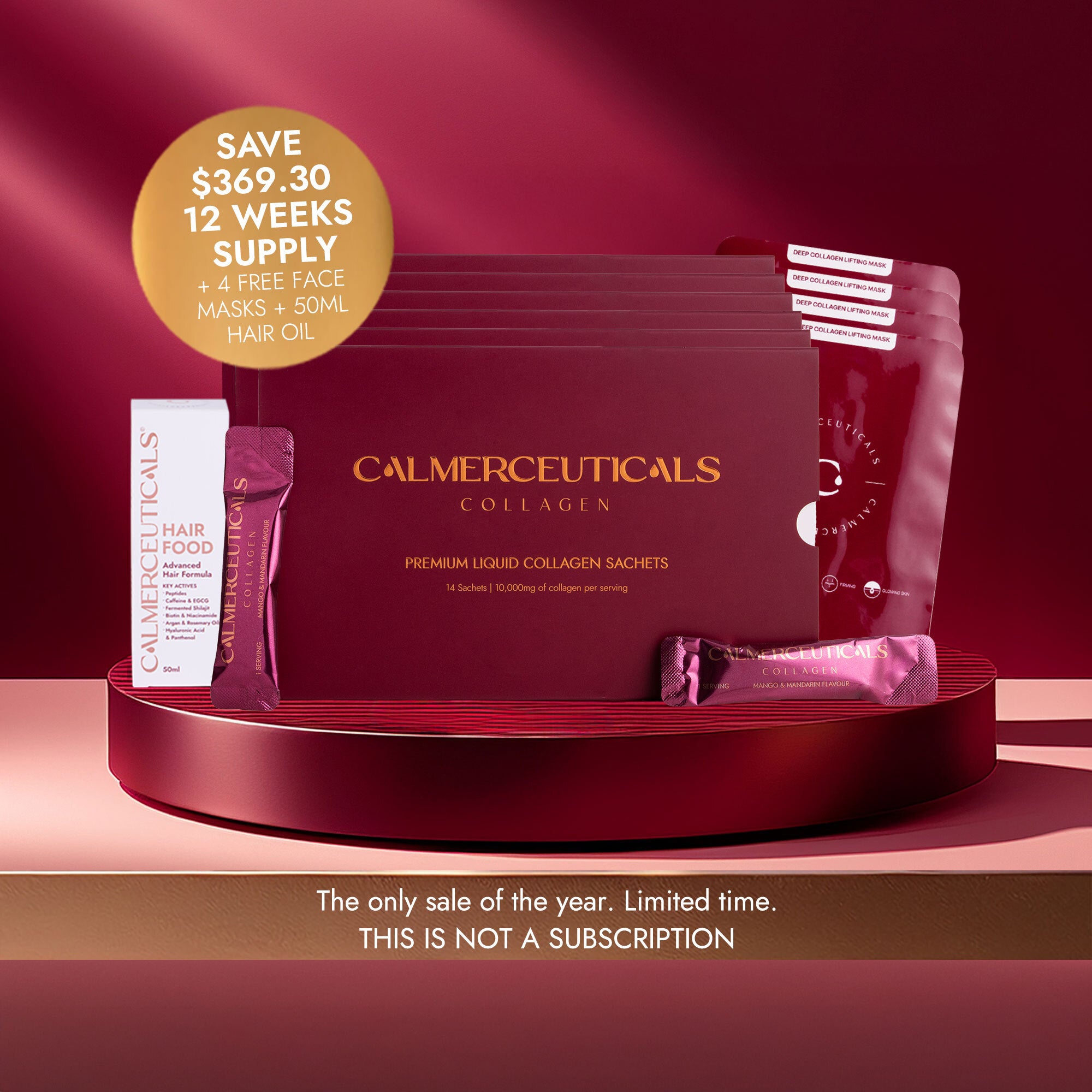 VERISOL® Enhanced Marine Collagen - 12 Week Supply - Calmerceuticals