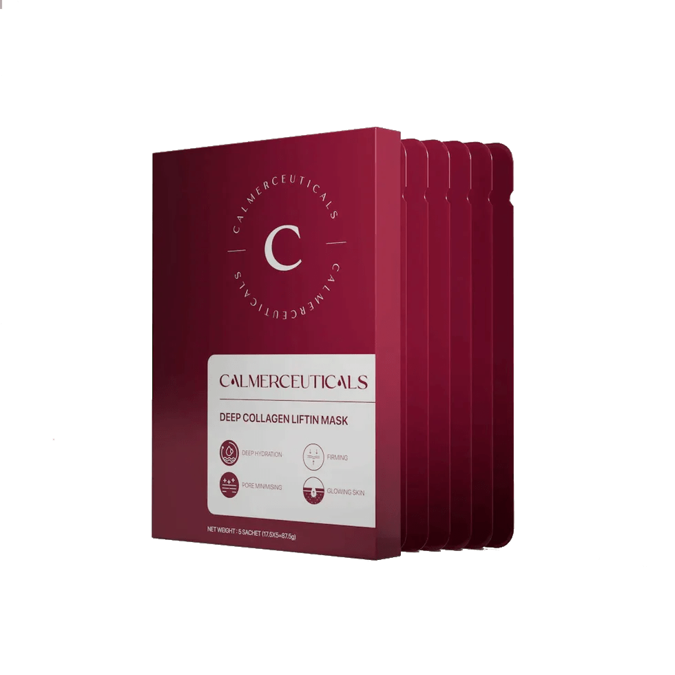 ‍Deep Hydrating Collagen Facemask (5 - Pack) (100% off) - Calmerceuticals