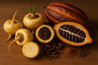 maca root and theobroma cacao