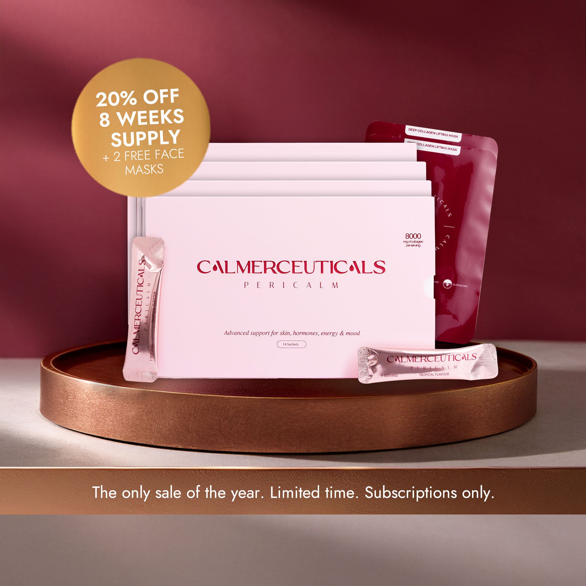 PeriCalm: Perimenopause Supplement - 8 Week Supply